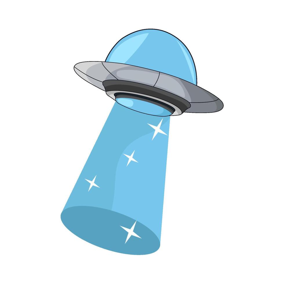illustration of ufo vector