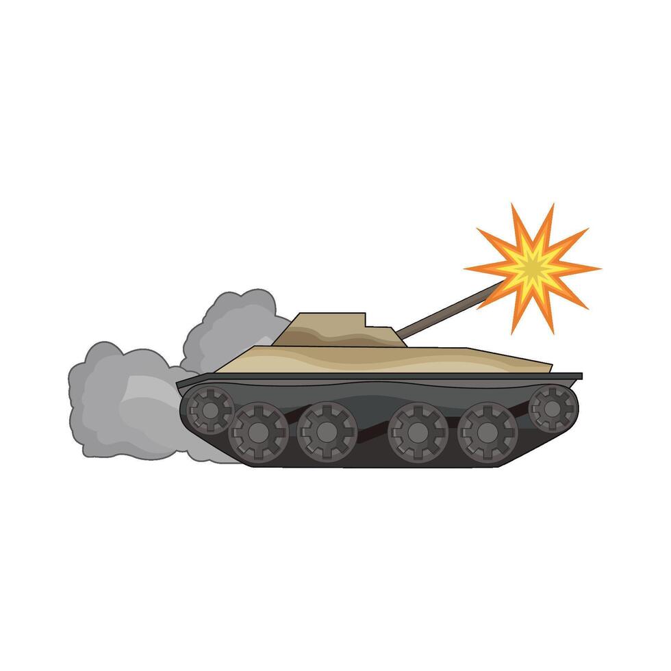 illustration of tank vector