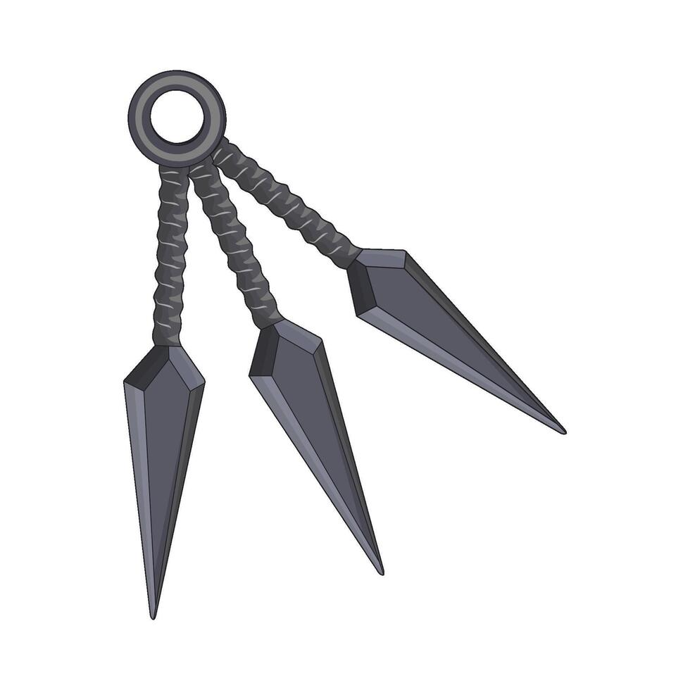 illustration of kunai vector