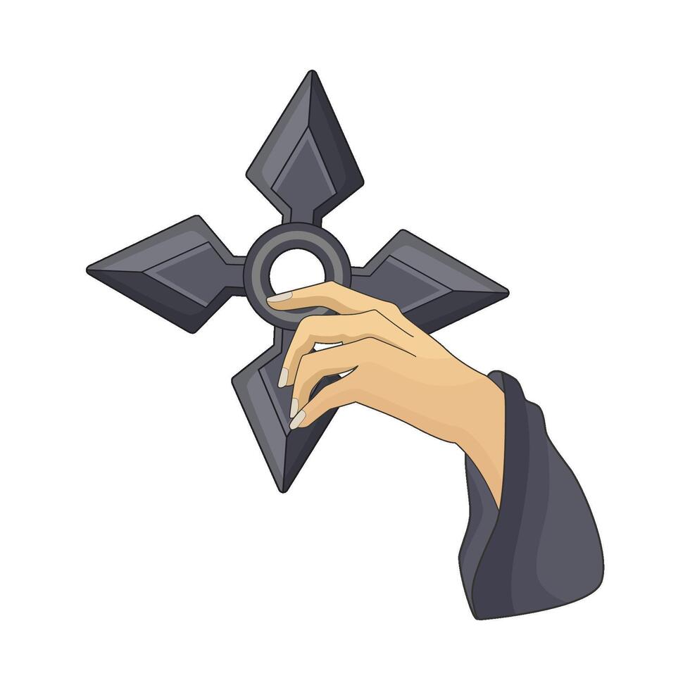 illustration of shuriken vector