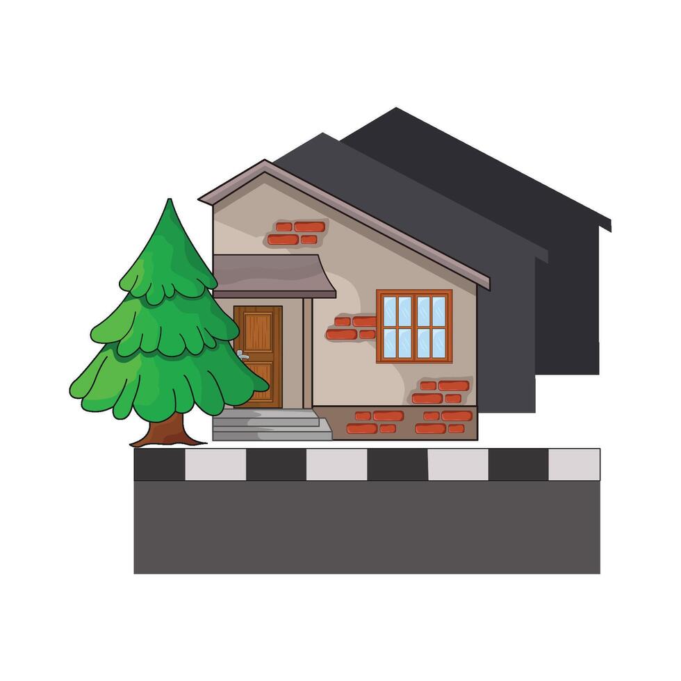 illustration of house vector