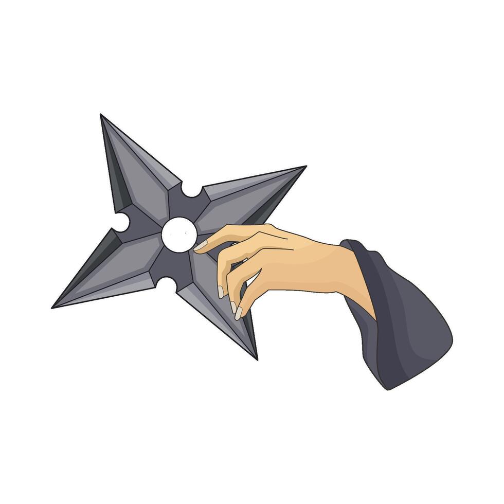 illustration of shuriken vector