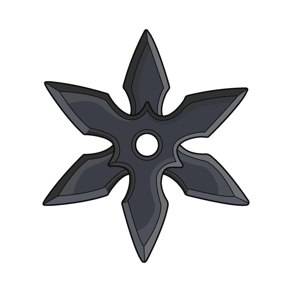 illustration of shuriken vector