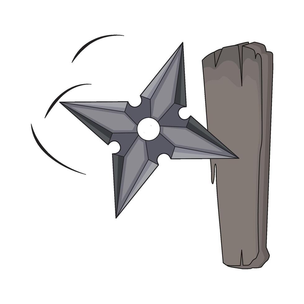 illustration of shuriken vector