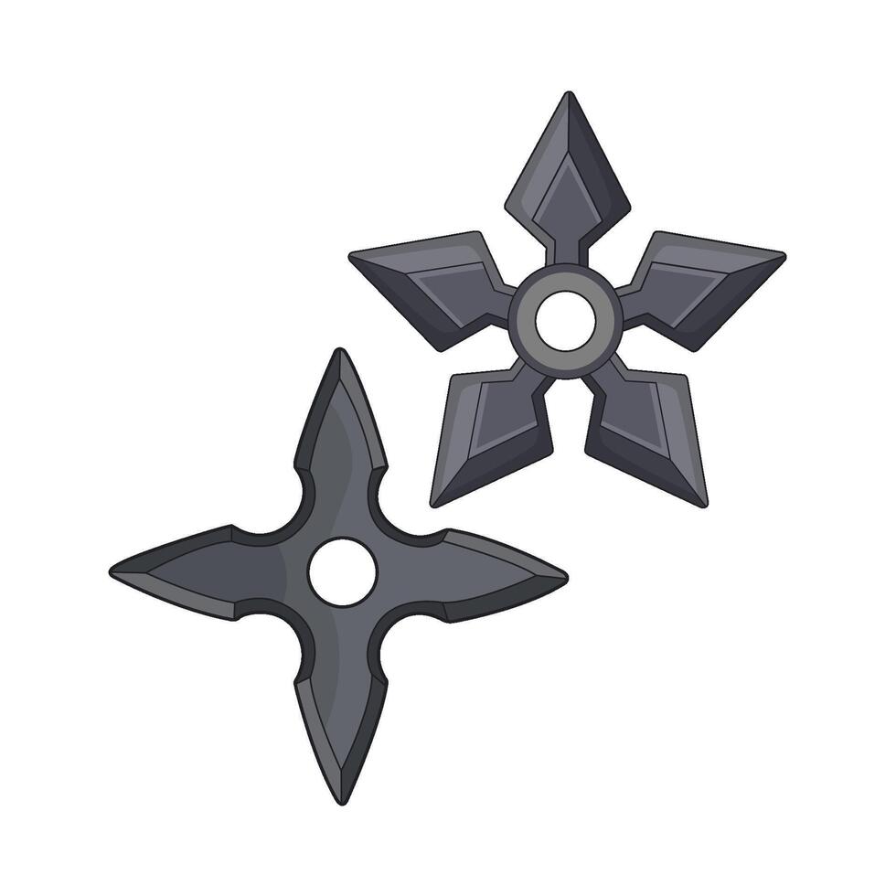 illustration of shuriken vector