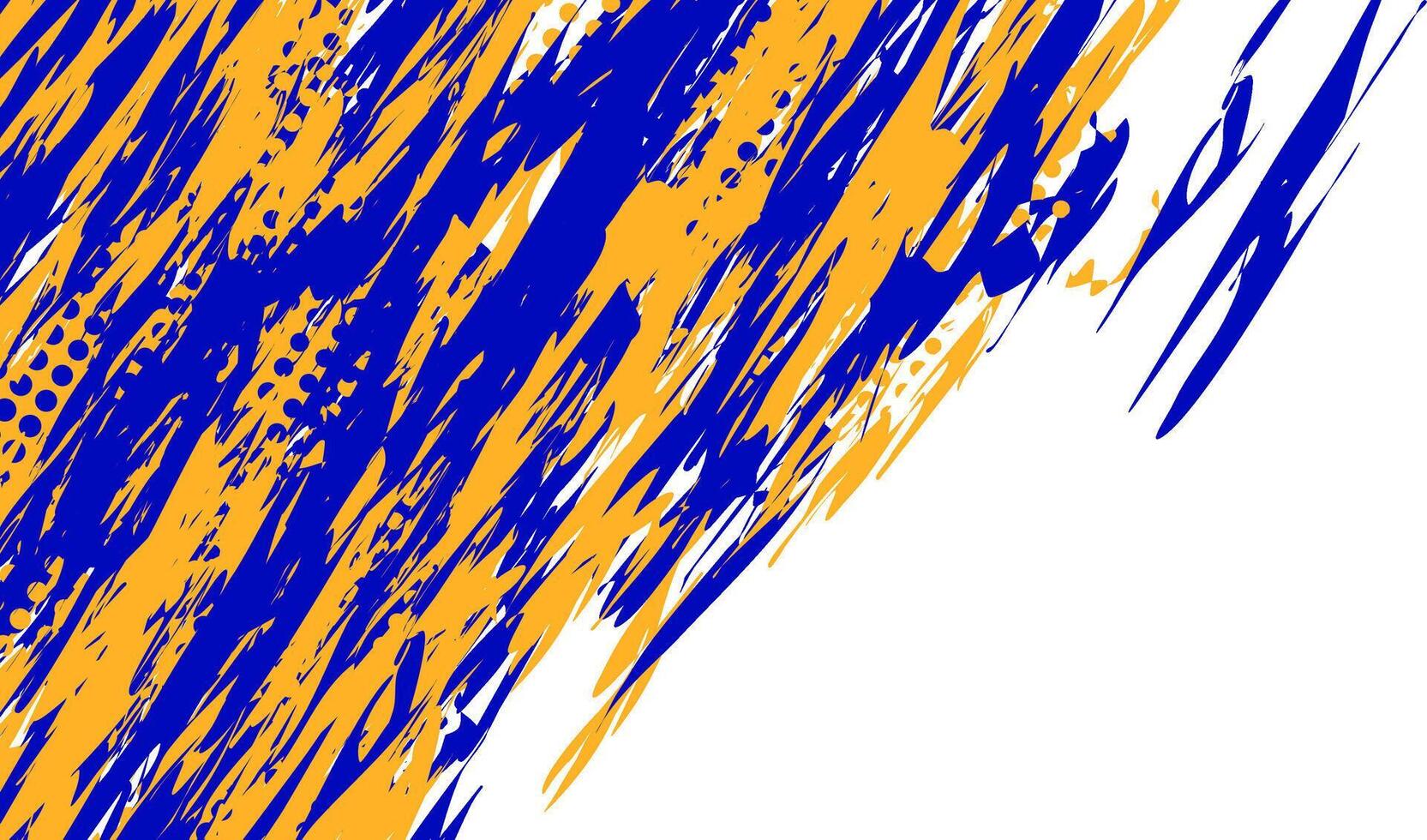 illustration of abstract blue and orange grunge texture background vector