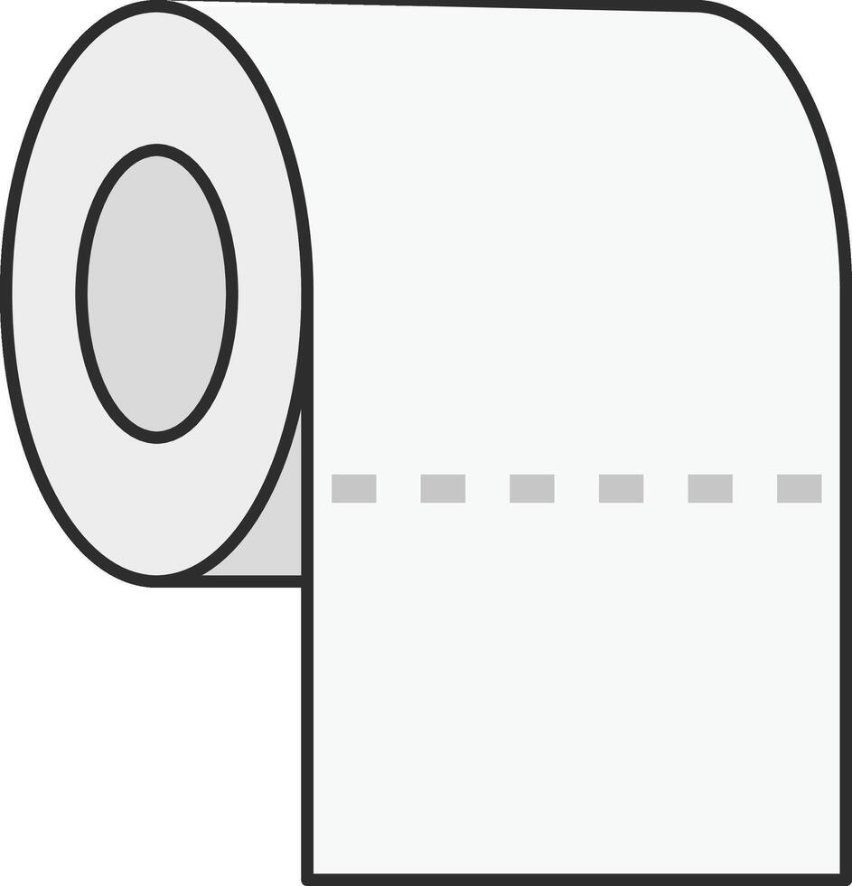 toilet paper icon illustration vector