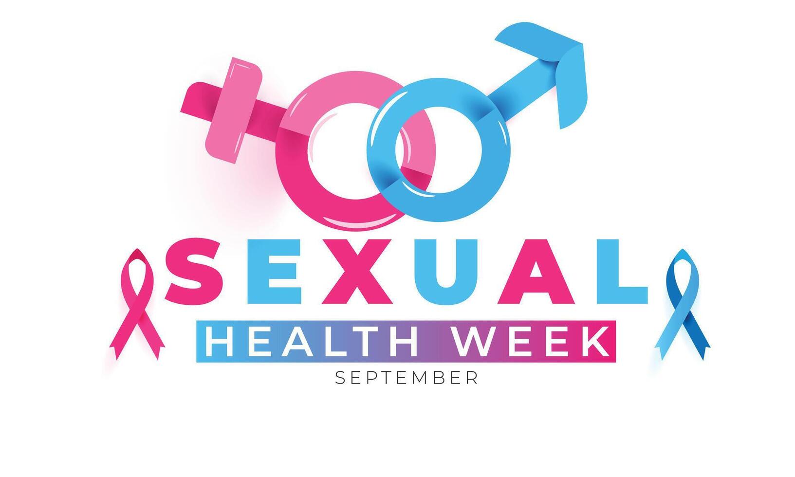 Sexual Health week. background, banner, card, poster, template. illustration. vector