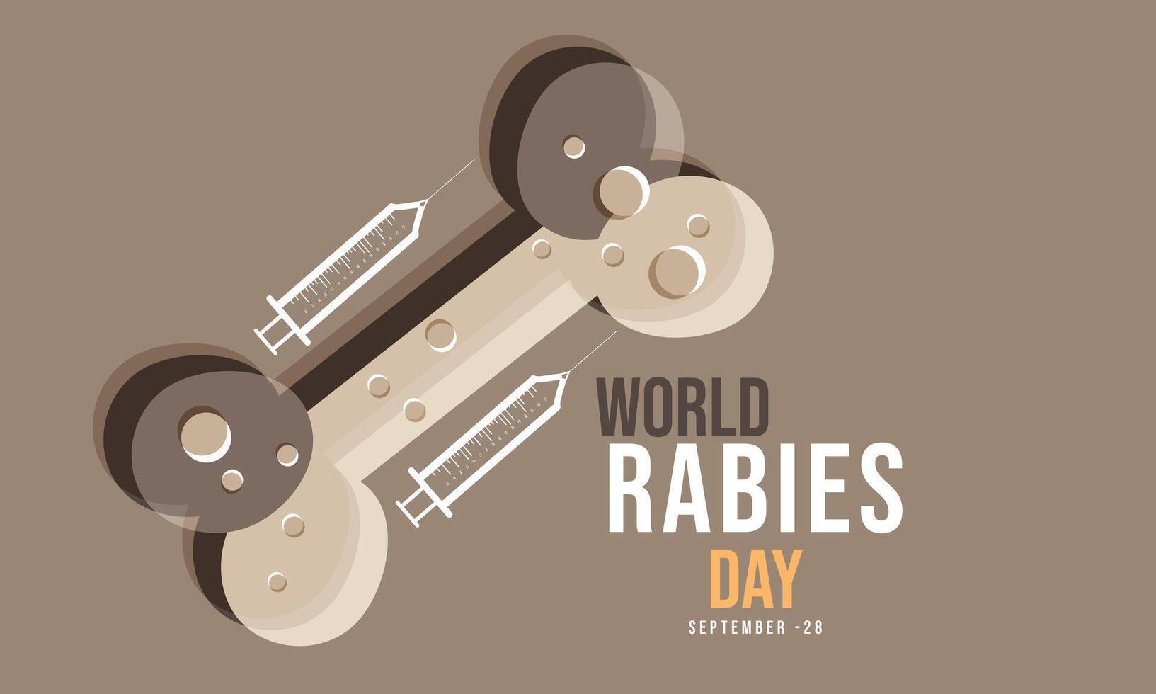 World Rabies Day. background, banner, card, poster, template. illustration. vector