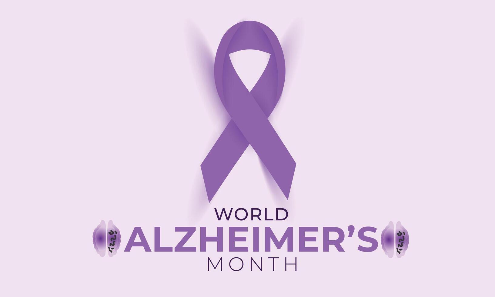 World Alzheimer's month. background, banner, card, poster, template. illustration. vector