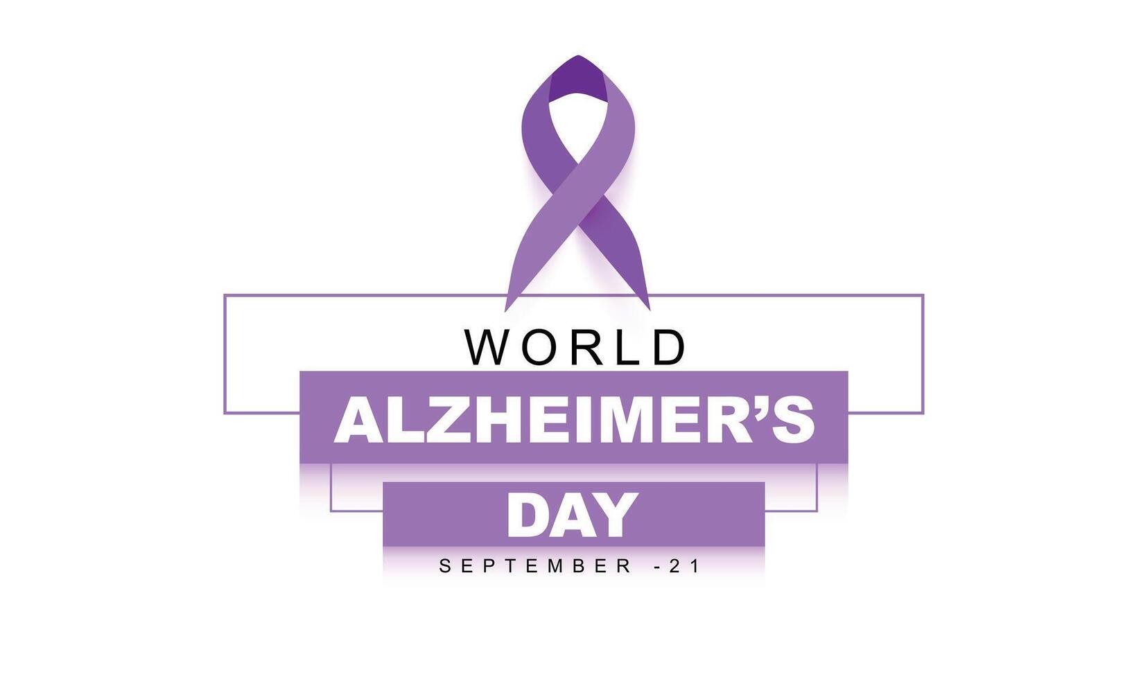 World Alzheimers Day. background, banner, card, poster, template. illustration. vector