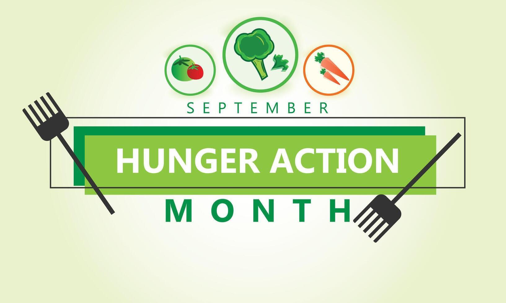 Hunger Action month. background, banner, card, poster, template. illustration. vector
