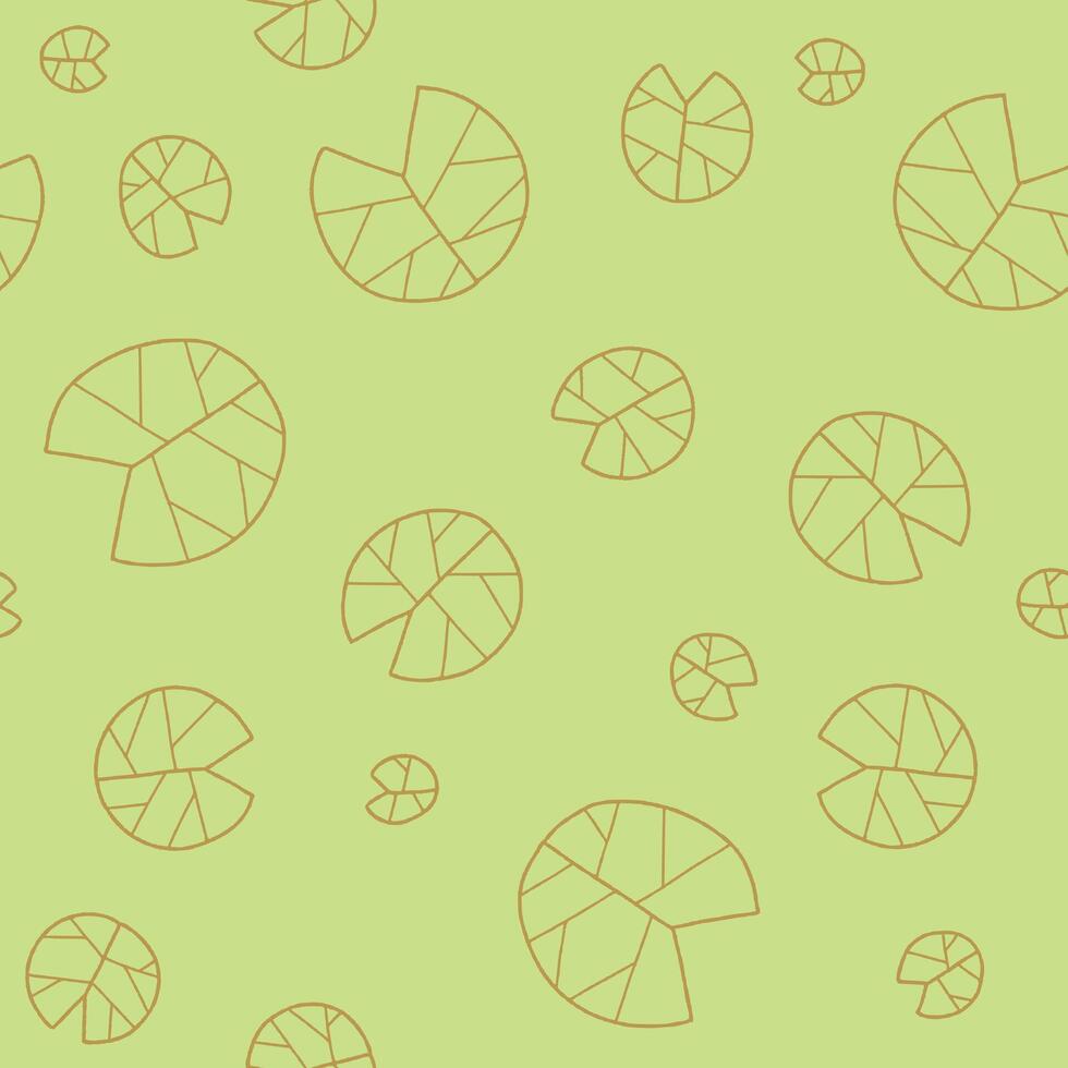Outline Lotus Seamless Pattern illustration for Print, Wallpaper, Decoration. vector