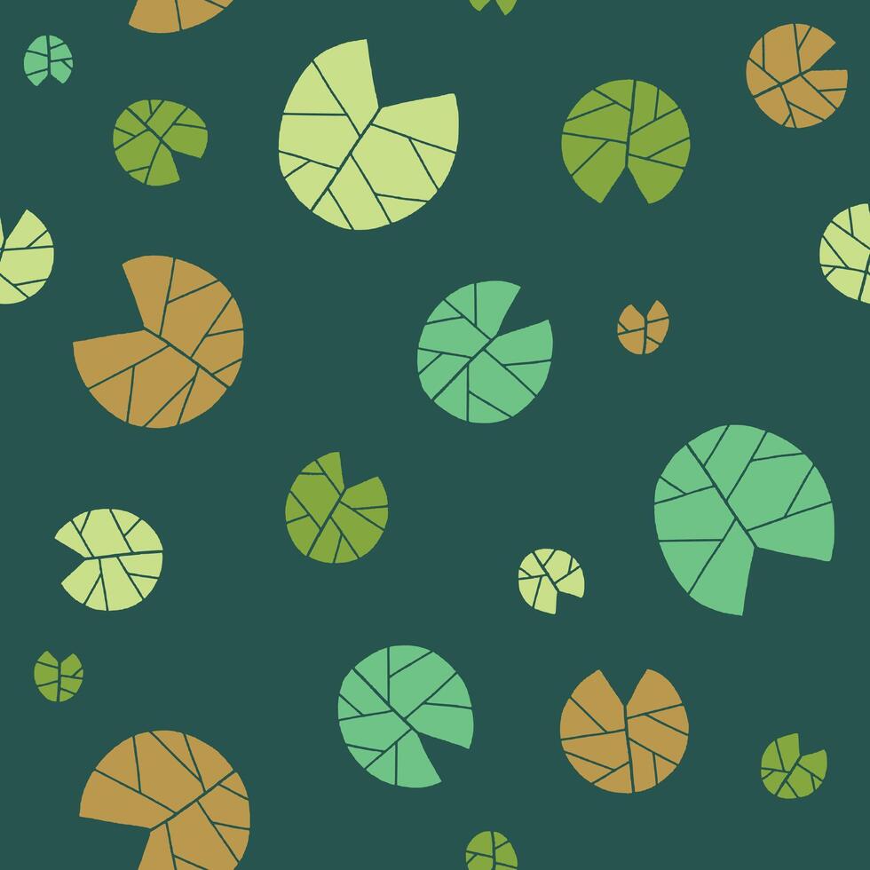 Lotus Seamless Pattern illustration for Print, Wallpaper, Decoration. vector