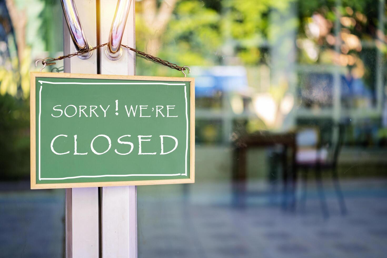 SORRY WE'RE CLOSED photo
