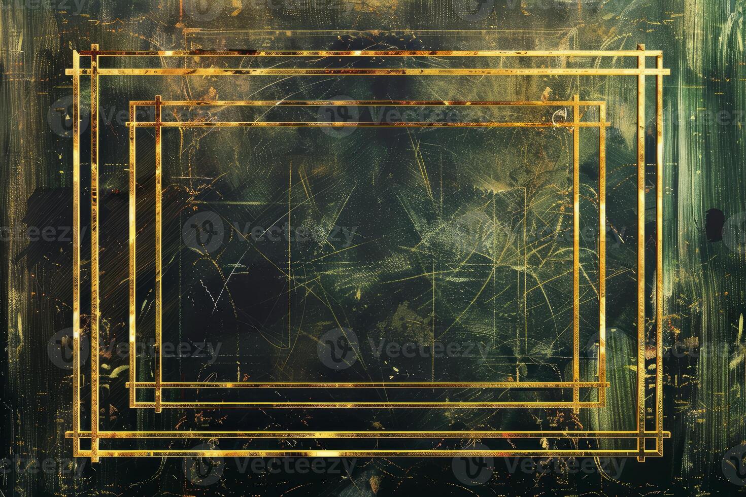 Abstract grunge art frame on dark background photo