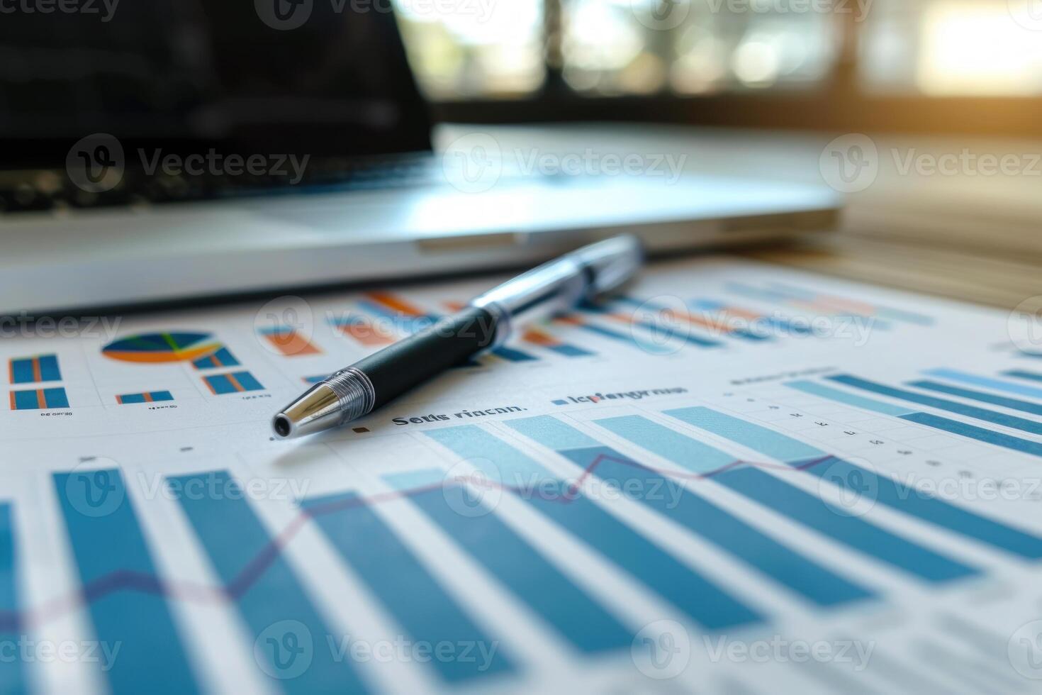 Business analytics and data reporting photo
