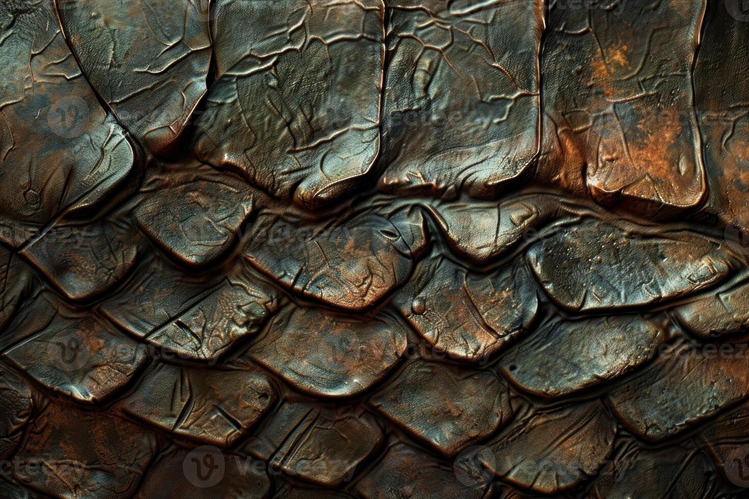 Macro shot of a detailed metallic surface with an intricate texture, suitable for backgrounds photo
