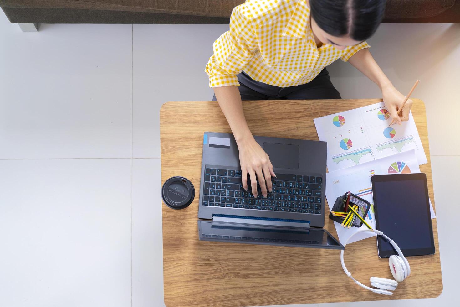 Working home concept photo