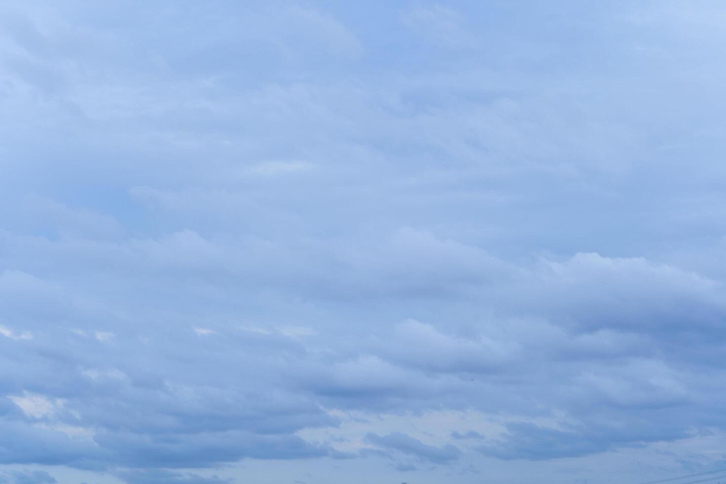 clouds in the blue sky photo