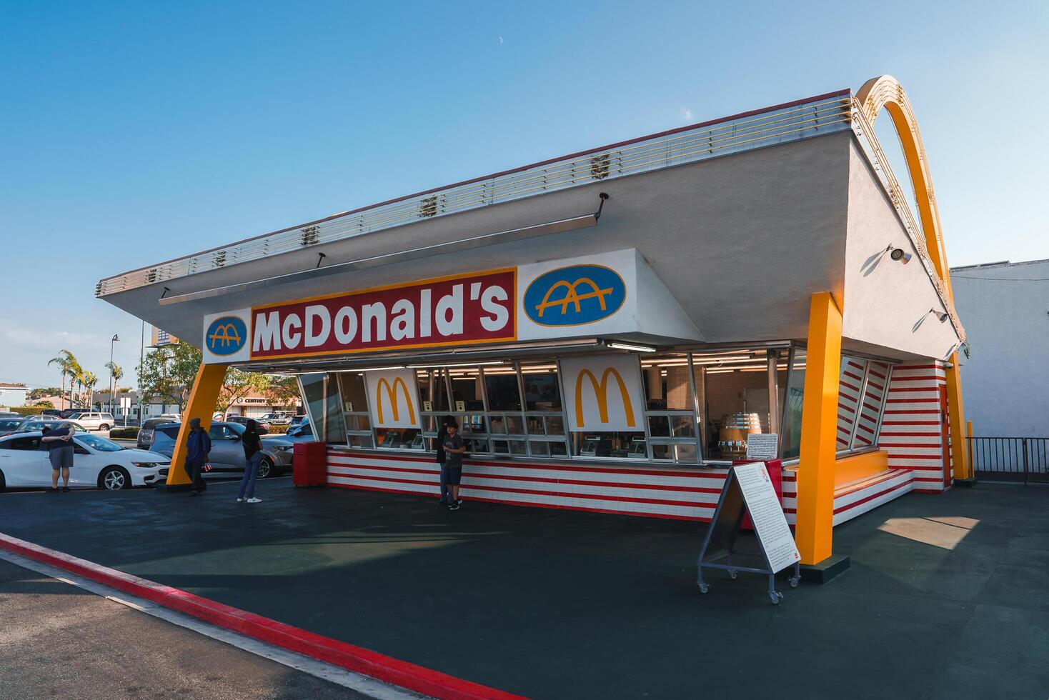 Iconic McDonald's Diner in Mid 20th Century Retro Style, Los Angeles photo