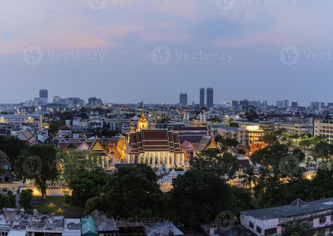 Wat Ratchanatdaram Temple in Bangkok, Thailand photo