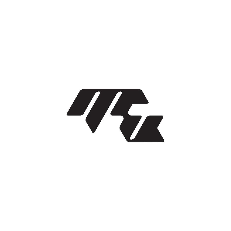 dynamic and cool design VM monogram initial logo letter esport concept vector