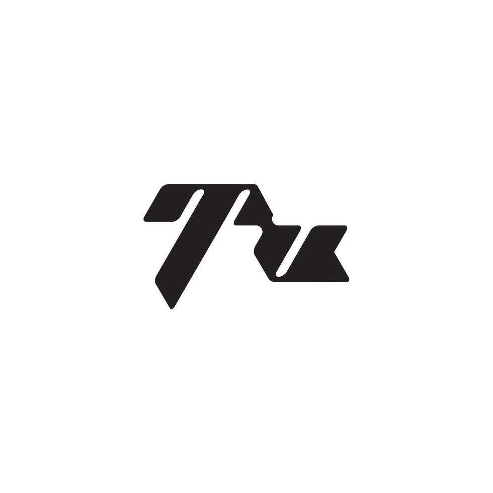dynamic and cool design VT monogram initial logo letter esport concept vector