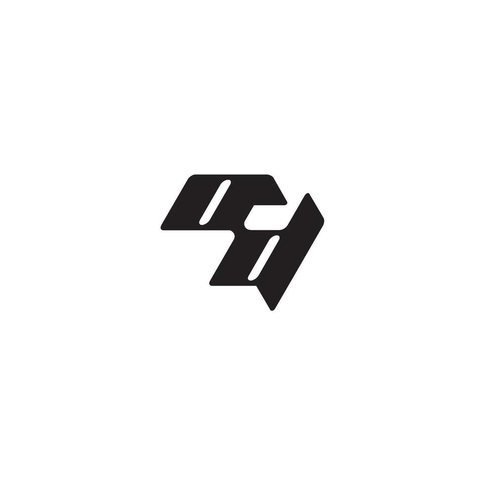 esport concept DO dynamic and cool design monogram initial logo letter vector