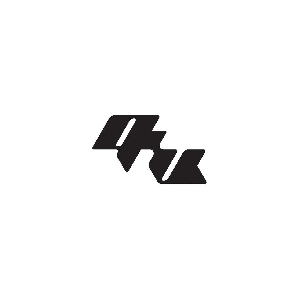 dynamic and cool design VQ monogram initial logo letter esport concept vector