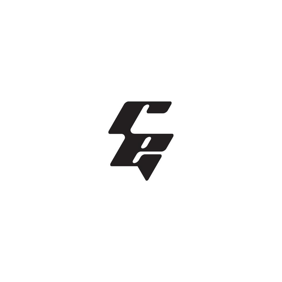 esport concept ER dynamic and cool design monogram initial logo letter vector
