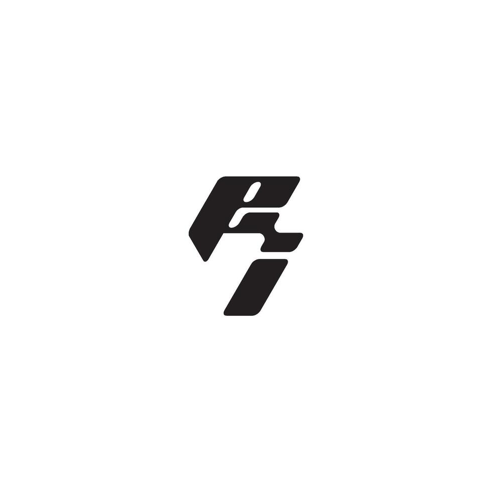 esport concept monogram initial logo letter dynamic and cool design IE vector