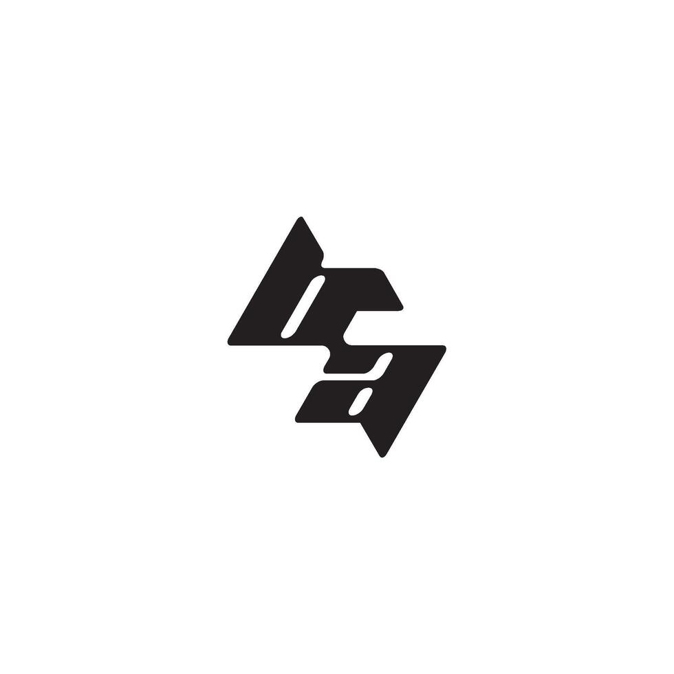 monogram initial logo dynamic and cool design AB esport concept letter vector
