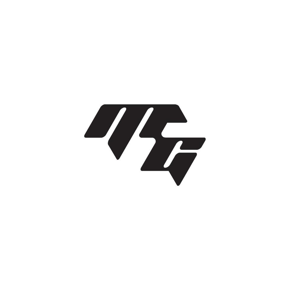 monogram initial logo dynamic and cool design CM esport concept letter vector