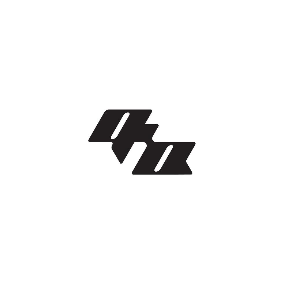 monogram initial logo dynamic and cool design OQ esport concept letter vector
