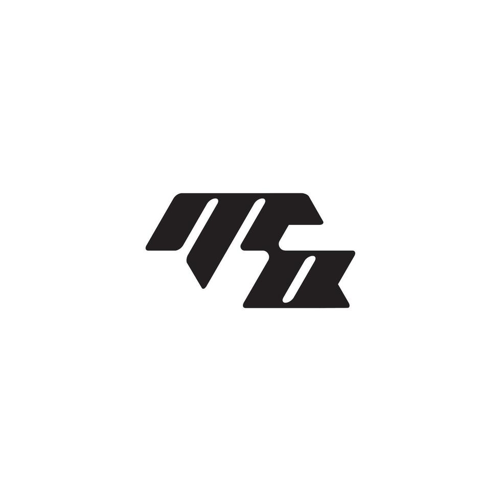 monogram initial logo dynamic and cool design OM esport concept letter vector