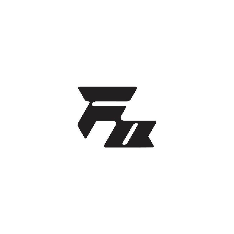 monogram initial logo dynamic and cool design OF esport concept letter vector