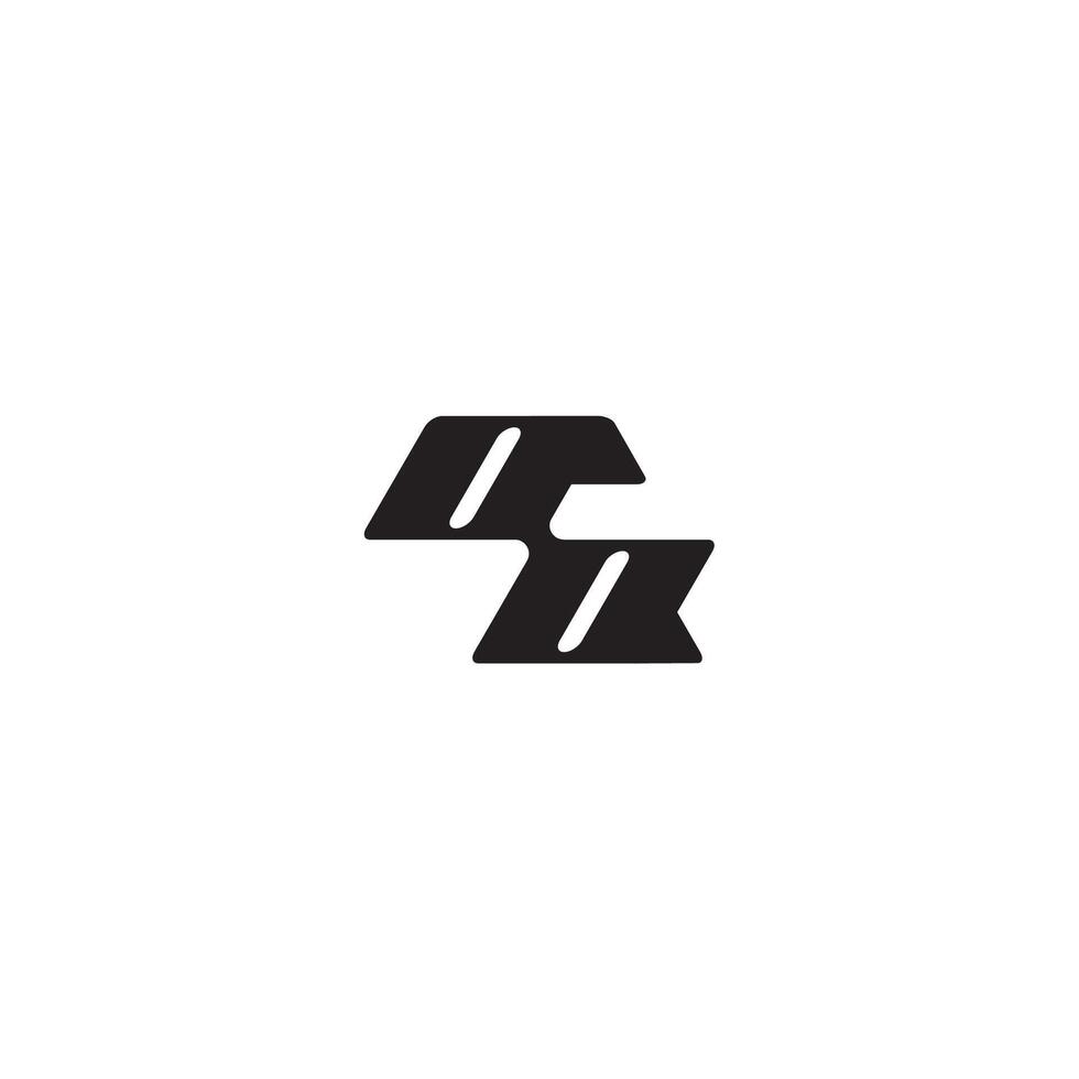 monogram initial logo dynamic and cool design OO esport concept letter vector