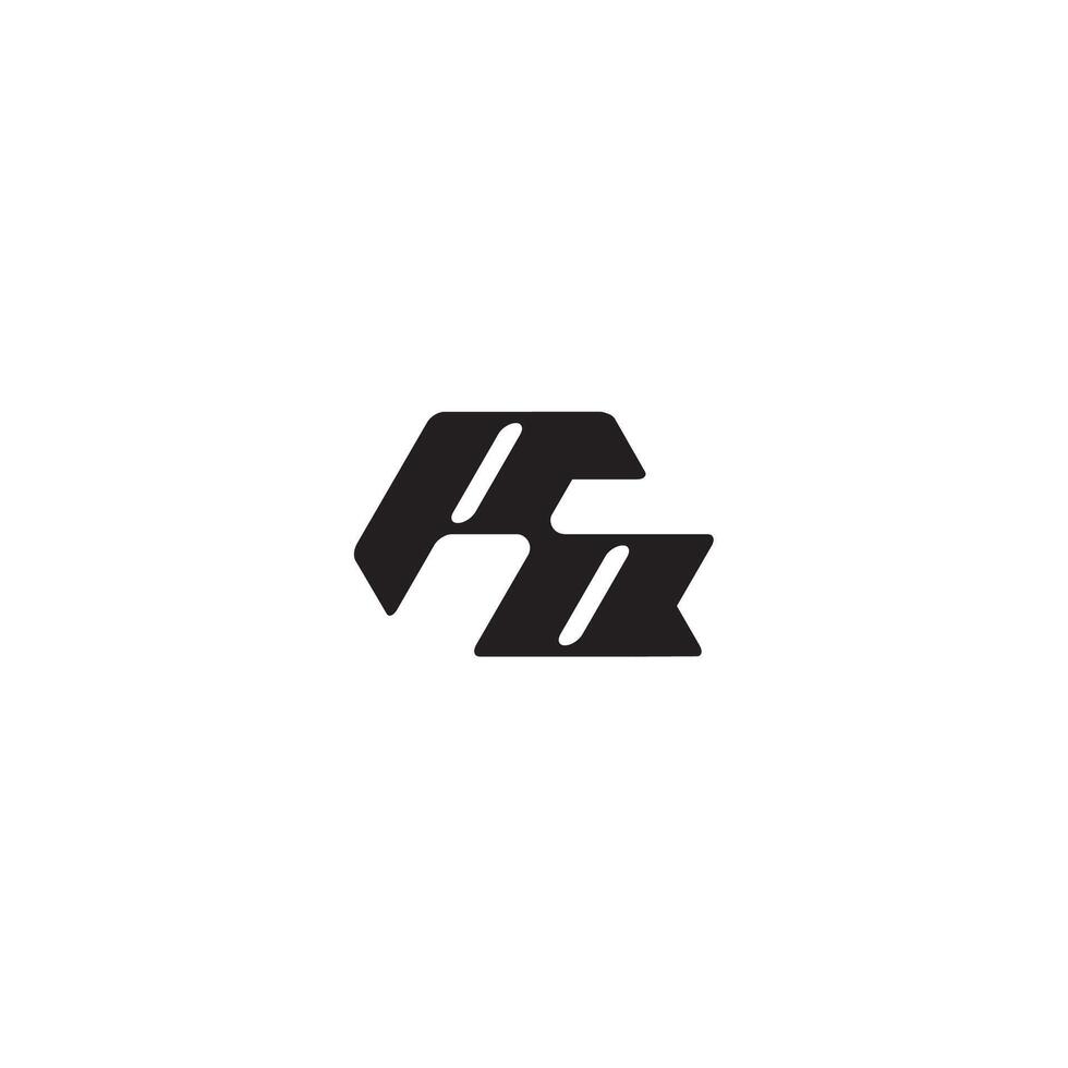 monogram initial logo dynamic and cool design OP esport concept letter vector