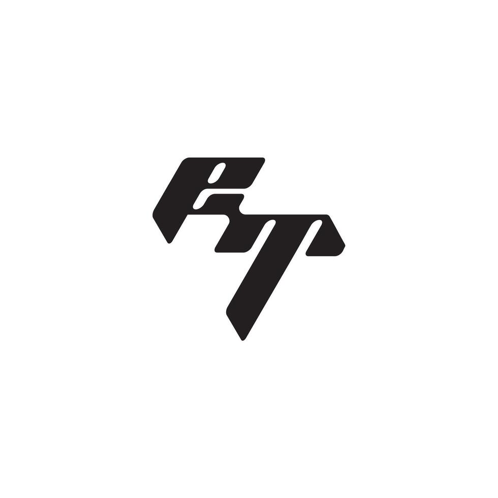 monogram initial logo dynamic and cool design TE esport concept letter vector
