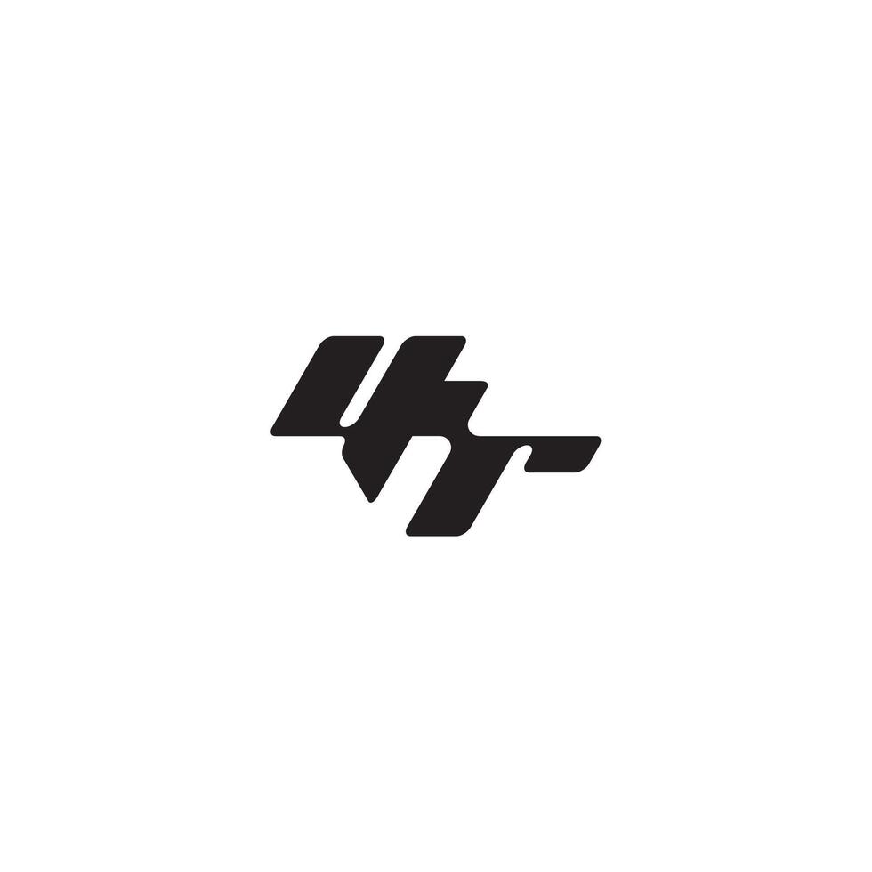 monogram initial logo dynamic and cool design RY esport concept letter vector