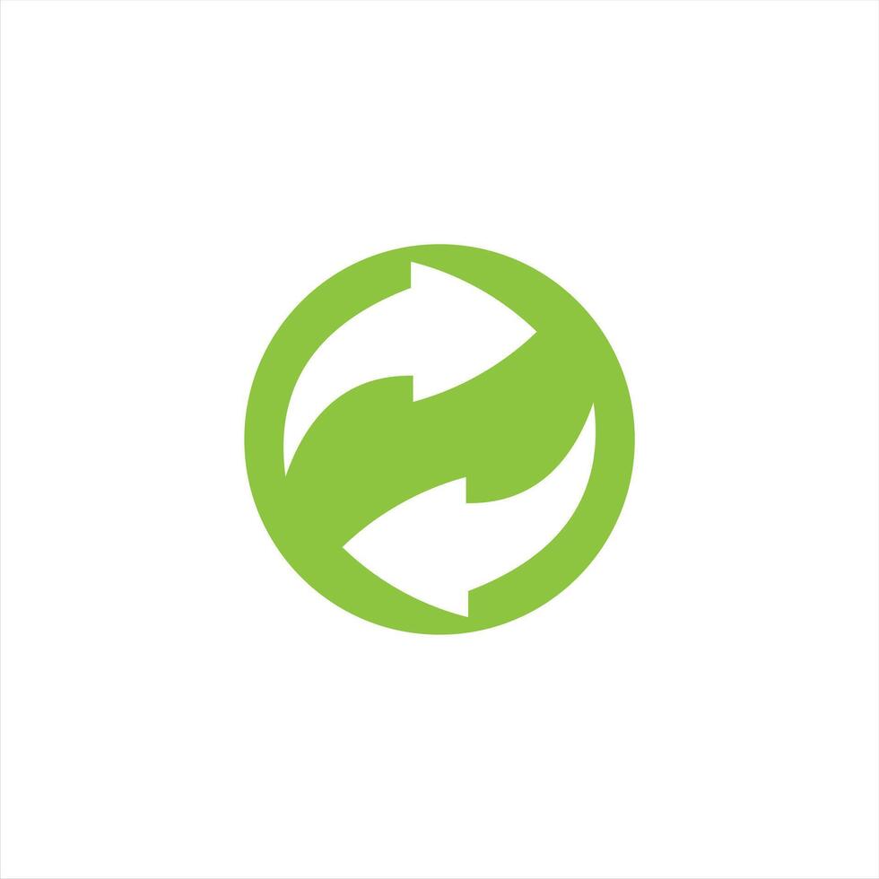 recycle logo modern illustration concept vector