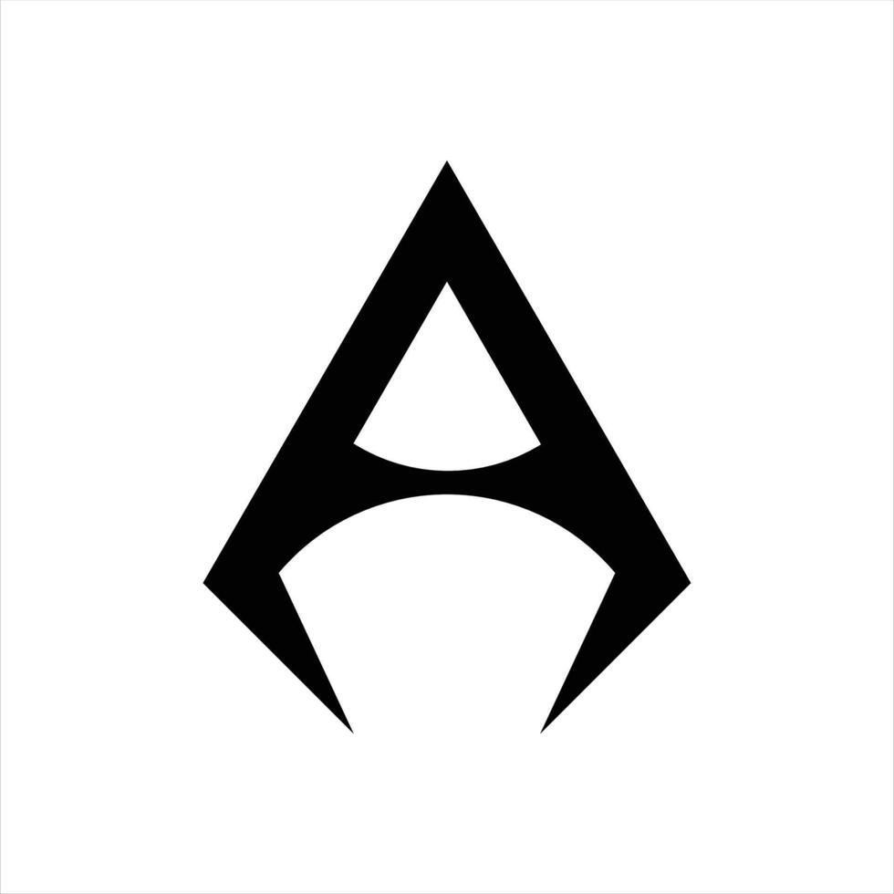 a letter A logo design vector