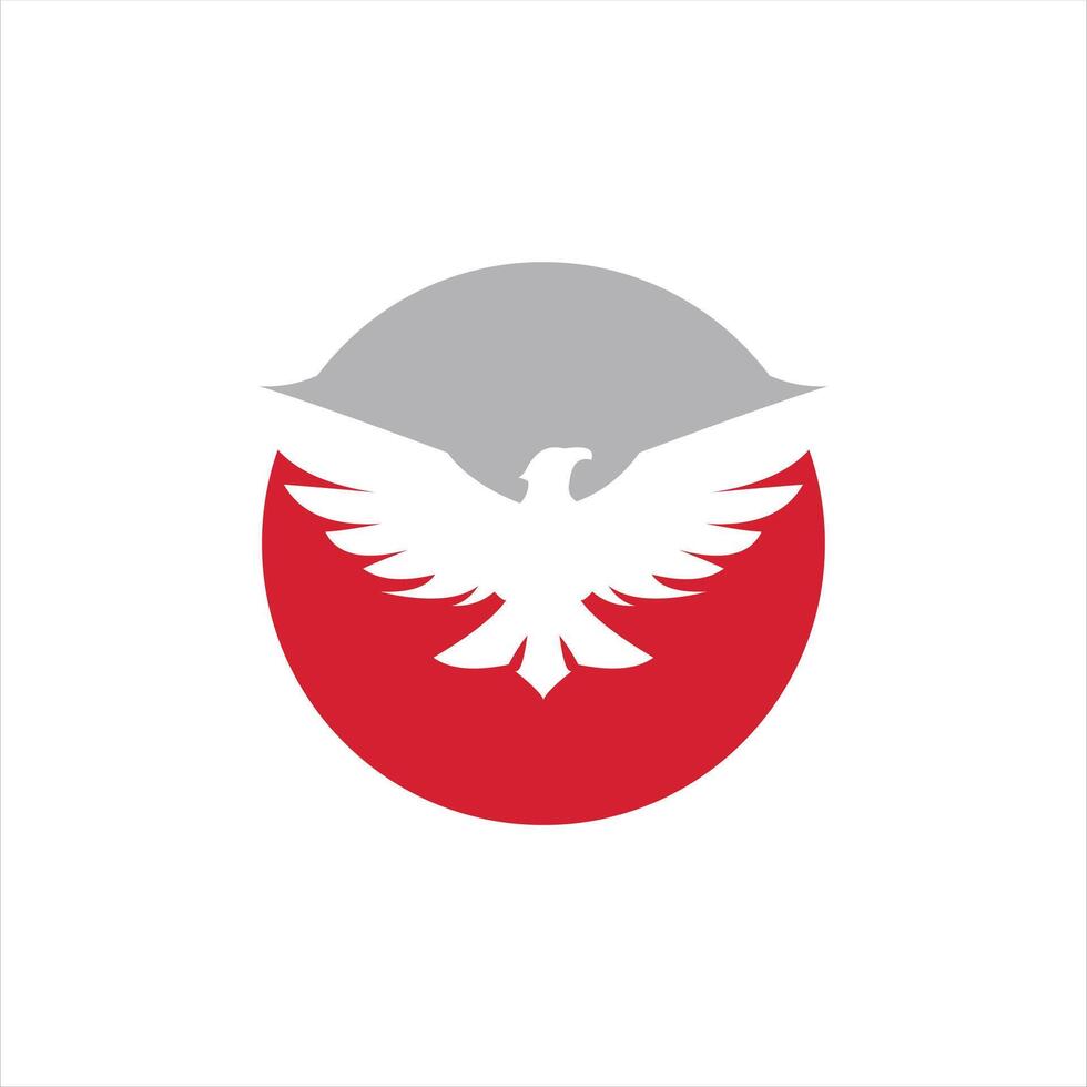 eagle logo template vector