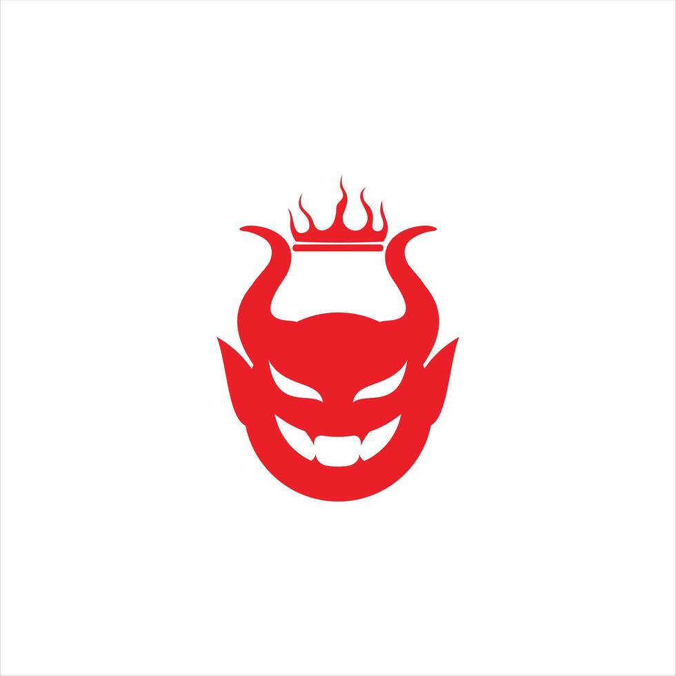 vactor red devil logo vector