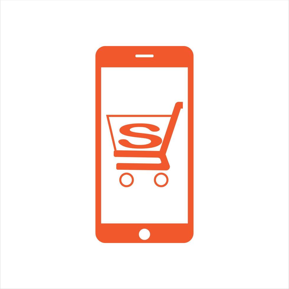 gradient e-commerce logo vector