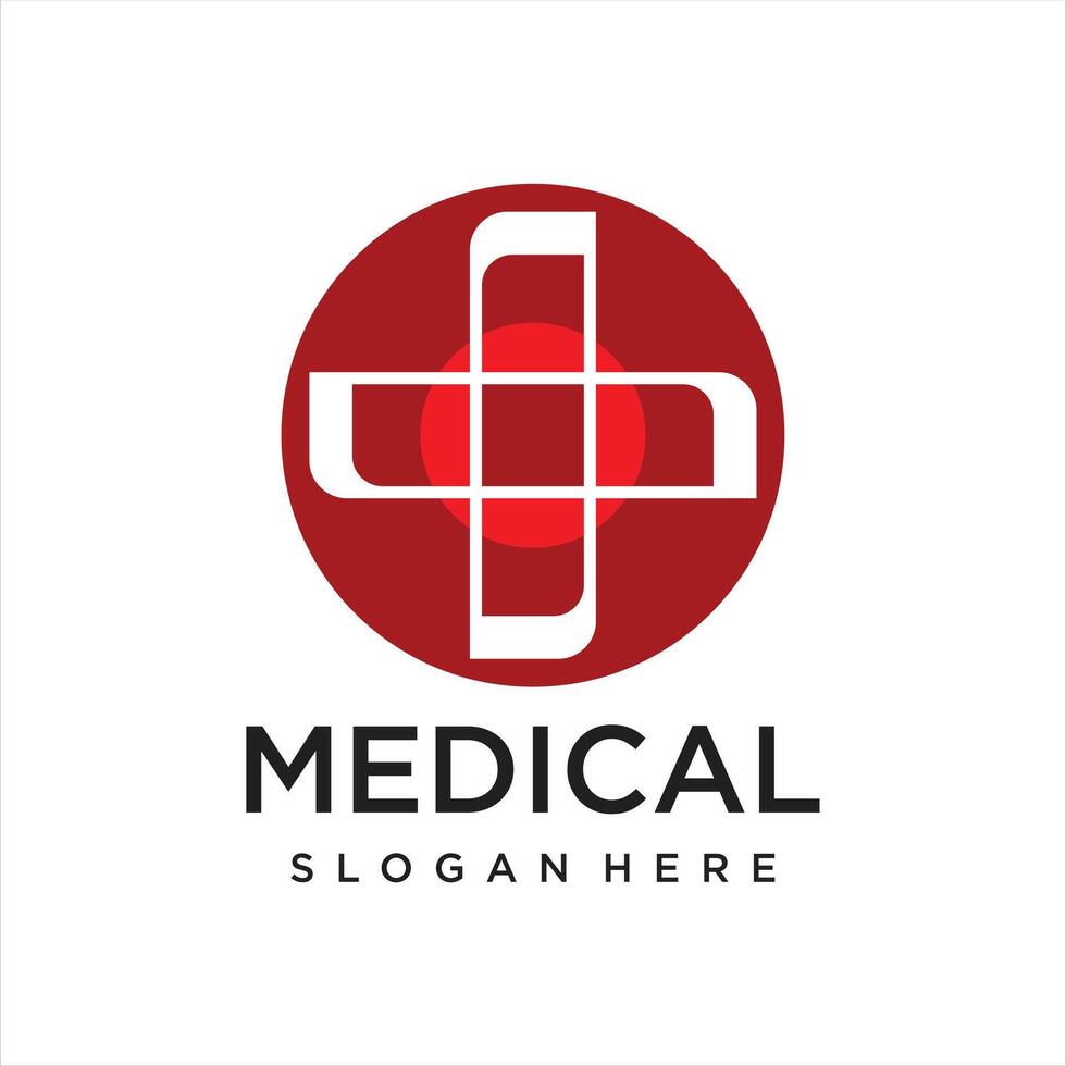 modern Medical pharmacy logo design template vector