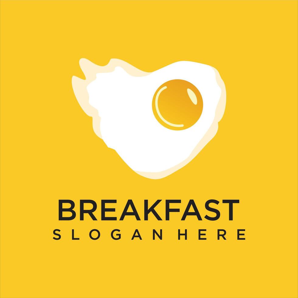 modern breakfast logo design template vector