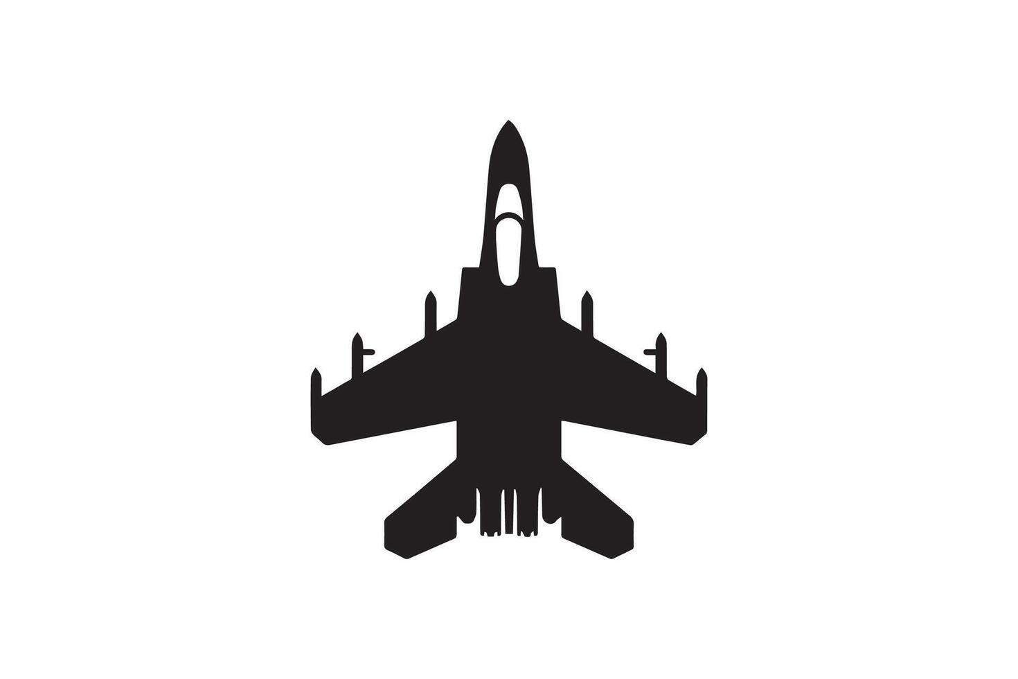 Military aircraft, Fighter Jets in Formation. Fighter jet silhouette vector