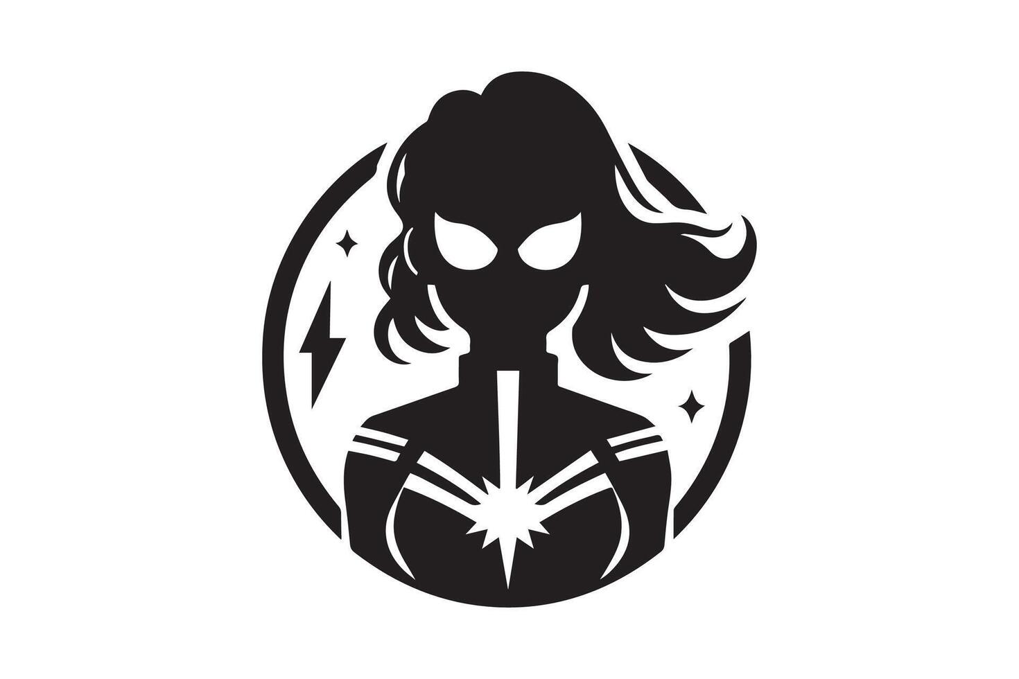 superhero style illustration isolated on white background vector